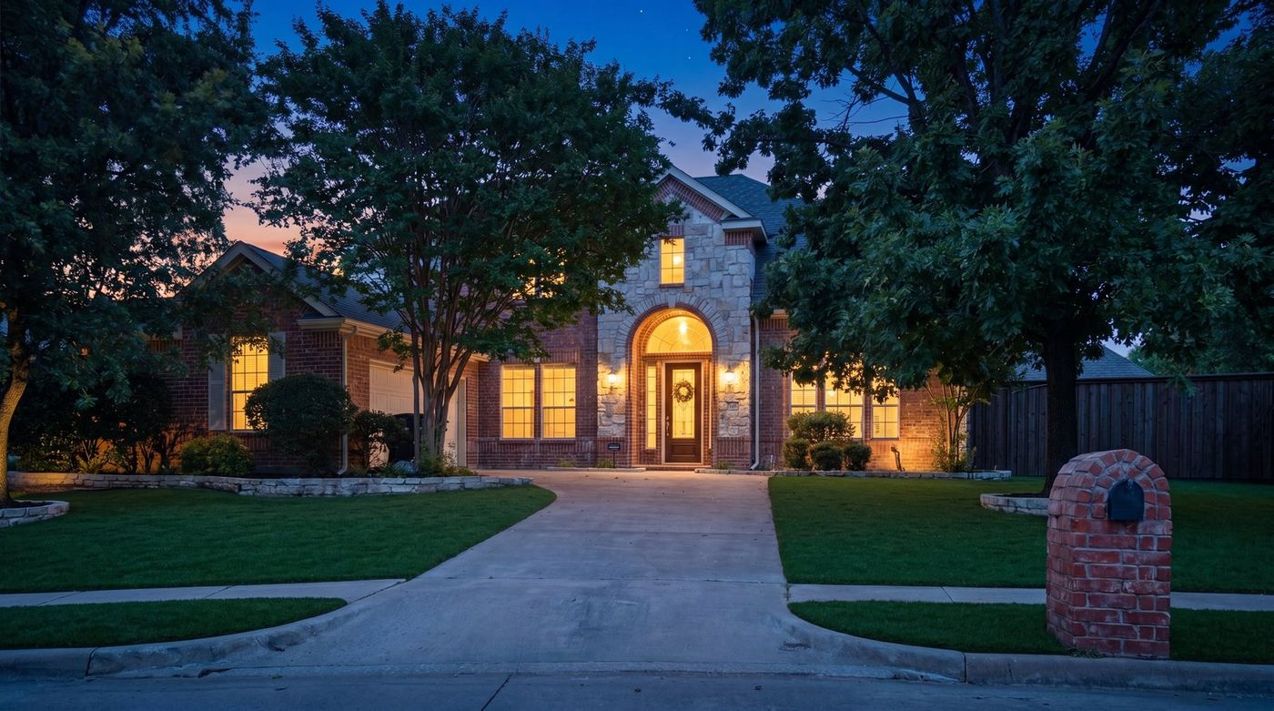 Twilight exterior · DFW